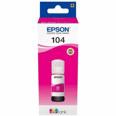 Billede af Epson 104 magenta blækrefill 70 ml original C13T00P340