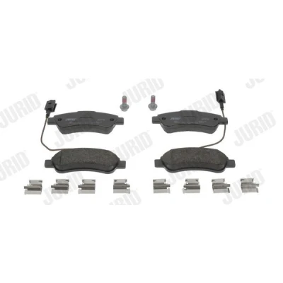 Billede af JURID 573632J Bremseklodser med akustisk advarsel for slid FIAT: Ducato III Ladvogn / Chassis, Bus, Van, PEUGEOT: Boxer Van