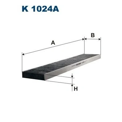 Billede af FILTRON K 1024A Kabinefilter Aktivkulfilter 536 110 25 FORD: Galaxy Mk1 MPV, VOLKSWAGEN: Sharan I, SEAT: Alhambra I
