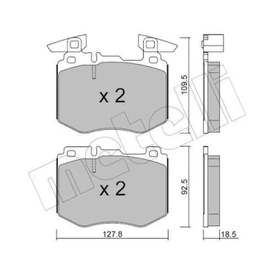 Billede af Bremseklodser METELLI 22 1388 0