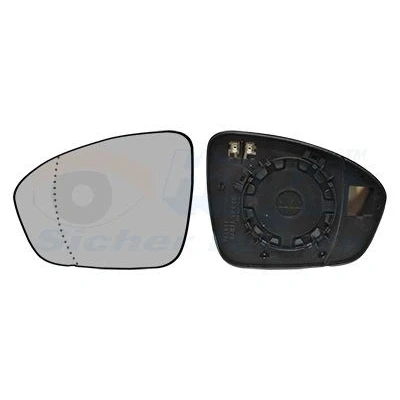 Billede af VAN WEZEL 4407837 Spejlglas venstre
