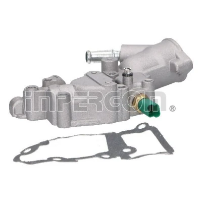 Billede af ORIGINAL IMPERIUM 90029/AL Kølemiddelflange Aluminium med pakning uden termostat PEUGEOT: 206 Hatchback, 307 207 Hatchback