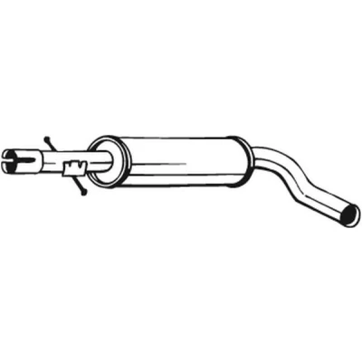 Billede af BOSAL 220 663 Midterste Lyddæmper SKODA: Octavia 1 Combi, I Hatchback