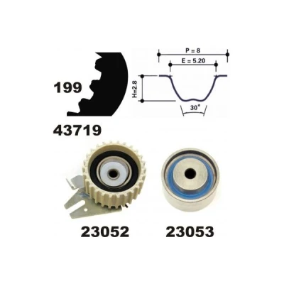 Billede af MAPCO 23008 Tandremssæt 199