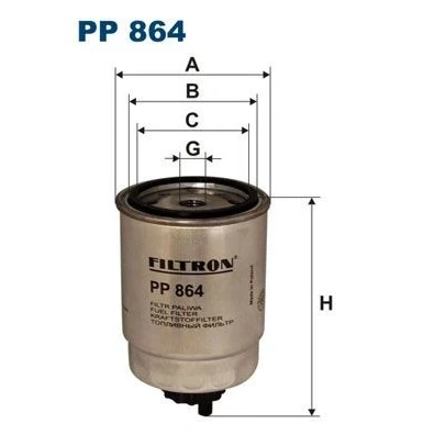 Billede af Brændstof filter FILTRON PP 864