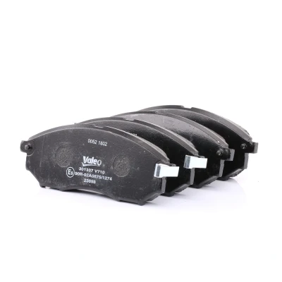 Billede af VALEO 301337 Bremseklodser FIRST foraksel Inkl. slidadvarselskontakt uden anti knirke plade NISSAN: Qashqai / Qashqai+2 I, NP300 Navara Pick up
