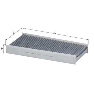 Billede af MAHLE ORIGINAL LAK 412 Kabinefilter Aktivkulfilter 376,0 176 48,0 CITROËN: Jumpy II MPV, FIAT: Scudo II, PEUGEOT: Expert Tepee