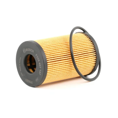 Billede af BOSCH F 026 407 147 Oliefilter med pakninger Filterindsats HYUNDAI: i30 II Stationcar, III i20 Hatchback, KIA: RIO 3, Optima / K5