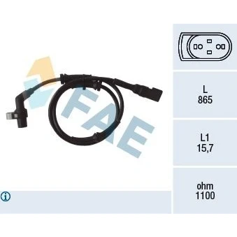 Billede af ABS Sensor FAE 78040