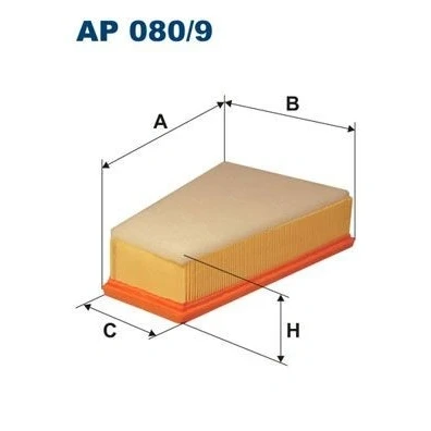 Billede af FILTRON AP 080/9 Luftfilter 67 276 Filterindsats CITROËN: Berlingo / First I, I Van, Xsara Hatchback