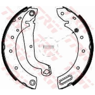 Billede af TRW GS8625 Bremsebakker 254 57 NISSAN: TERRANO 2