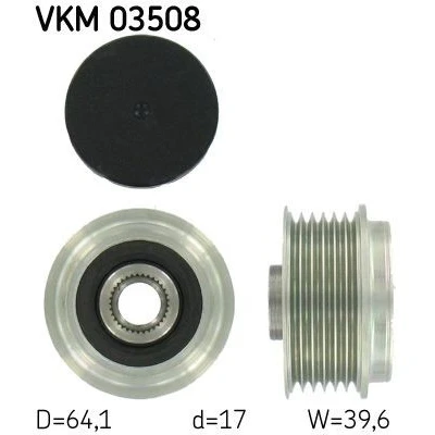 Billede af SKF VKM 03508 Friløbskobling 39,6 OPEL: Astra H Caravan, Zafira B, Corsa C Hatchback