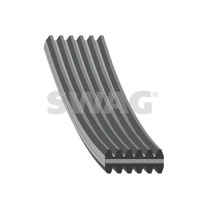 Billede af SWAG 20 94 0712 Kileribberem 1817 6 CR (chloroprengummi) BMW: 3 Touring, 5 Sedan, Sedan