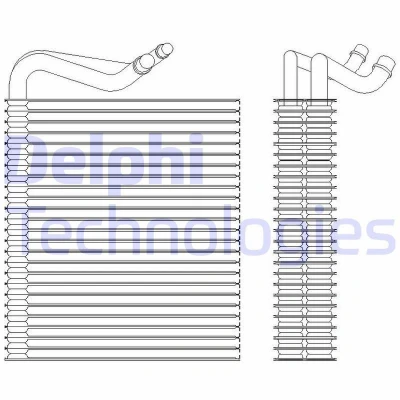 Billede af DELPHI TSP0525202 Fordamper uden ekspansionsventil