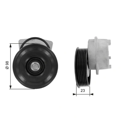 Billede af GATES FleetRunner Micro V Kit T38203 Strammehjul