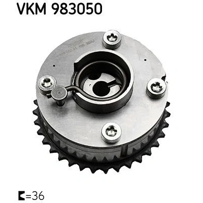 Billede af SKF VKM 983050 Knastaksel forstiller Udstødningsside 36 TOYOTA: Yaris II Hatchback