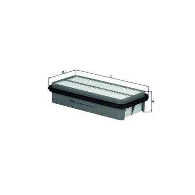 Billede af MAHLE ORIGINAL LX 923 Luftfilter 52,0 121 249,0 Filterindsats TOYOTA: Starlet V Hatchback