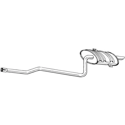 Billede af BOSAL 285 415 Lydpotte TOYOTA: Corolla VIII Compact