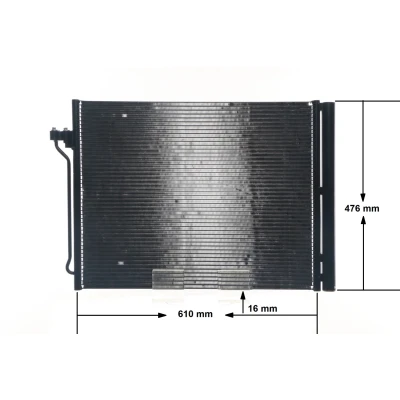 Billede af MAHLE ORIGINAL AC 463 000S Kondensator med tørrer 16 13,8 590, 605 BMW: 5 Touring, Sedan