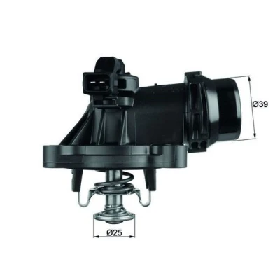 Billede af MAHLE ORIGINAL TM 18 105 Termostat med pakning BMW: 5 Sedan, 3 Touring