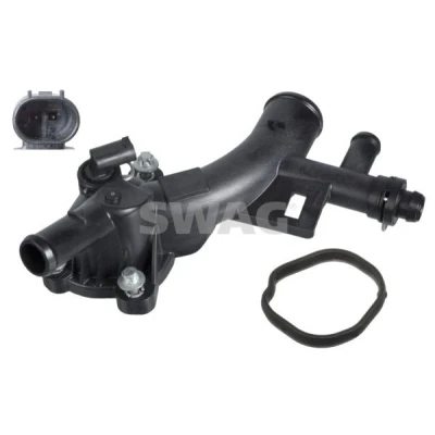 Billede af SWAG 40 10 3086 Kølemiddelflange med pakning OPEL: Astra J Sports Tourer, Hatchback, Corsa E CHEVROLET: Cruze Sedan