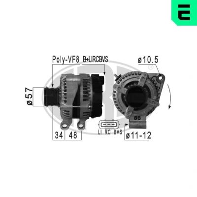 Billede af ERA 210902A Generator 14V 150A LAND ROVER: Range Rover Sport, Discovery 3