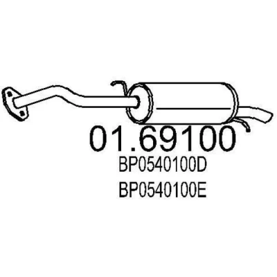 Billede af MTS 01.69100 Lydpotte 960 MAZDA: FAMILIA 4