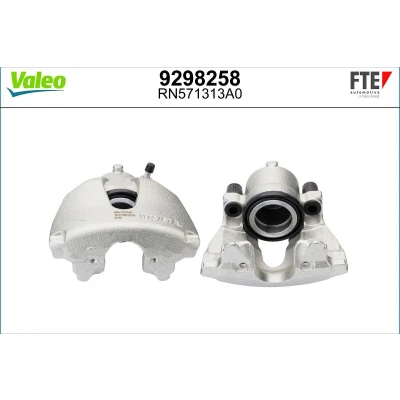 Billede af FTE 9298258 Bremsekaliber grå Støbejern venstre foraksel uden holder OPEL: Corsa D Hatchback, Astra H Caravan, Meriva B, SAAB: 9 5 Stationcar