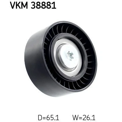 Billede af SKF VKM 38881 Remstrammerhjul BMW: 5 Sedan