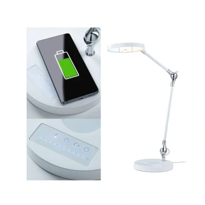 Billede af Paulmann Numis LED bordlampe ladefunktion, hvid