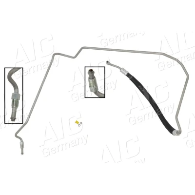 Billede af AIC 58733 Hydraulikslange, styretøj fra hydraulikpumpe til tandstang