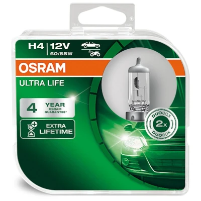 Billede af OSRAM 64193ULT HCB Pære, fjernlys H4 12V 60/55w 3200K Halogen VOLKSWAGEN: Polo V Hatchback, up! Transporter 5 Bus, FORD: FIESTA 6
