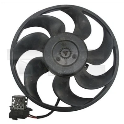 Billede af TYC 825 0024 Køleventilator 315 200 uden kølerventilatorramme (karm), med belastningsmodstand OPEL: Astra H Caravan, Zafira B