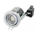 Billede af Diospot gu10 hvid rund + diolux r4d 2700k 338lm