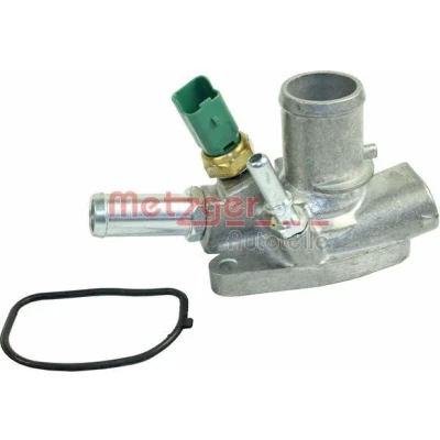 Billede af METZGER 4006266 Termostat 80 med pakning Aluminium FIAT: BRAVO 2, Grande Punto Hatchback, ALFA ROMEO: MiTo