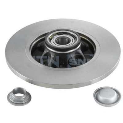Billede af SNR KF159.60U Bremseskiver 268 12 4 fuldstændigt ubelagt med integreret hjulleje, magnetisk sensorring CITROËN: C4 II Hatchback