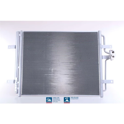 Billede af NISSENS 940584 Kondensator med tørrer Aluminium 580 R 134a VOLKSWAGEN: Golf 7