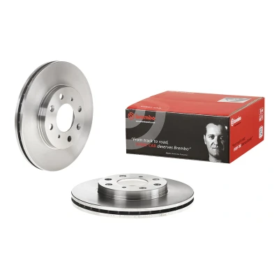 Billede af BREMBO 09.9554.10 Bremseskiver 240 21 4 indvendigt ventileret med skruer