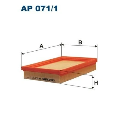 Billede af FILTRON AP 071/1 Luftfilter 38 150 206 Filterindsats KIA: Optima / K5 Sportswagon