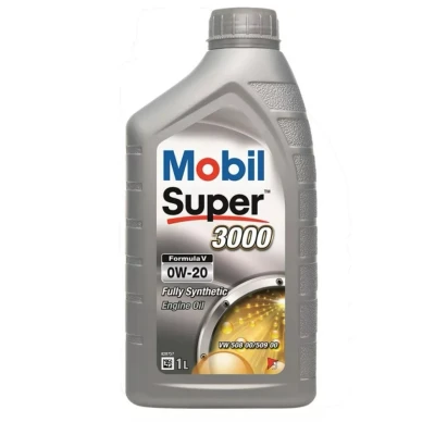 Billede af Mobil Super 3000 Formula V 0W 20 1l Motorolie 155851 VOLKSWAGEN: Polo VI, up! Hatchback, TOYOTA: Aygo, Yaris III Hatchback