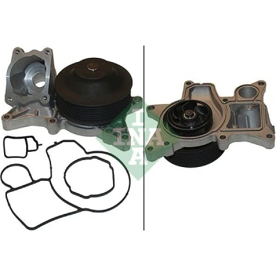 Billede af INA 538 0185 10 Vandpumpe til multi v remsdrift BMW: 5 Touring, GT, 7