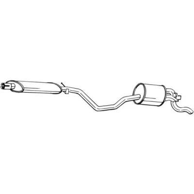 Billede af BOSAL 287 869 Lydpotte FIAT: Punto I Hatchback, Cabriolet