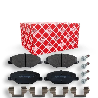 Billede af FEBI BILSTEIN 171000 Bremseklodser foraksel med befæstelsesmateriale add on materiale SKODA: Fabia 2, Rapid Hatchback, Spaceback