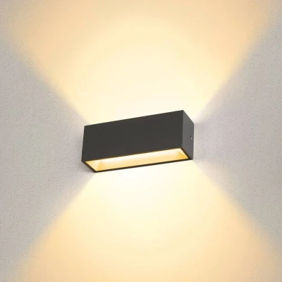 Billede af SLV Sitra LED udendørs væglampe op/ned 30 antracit