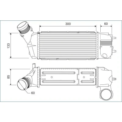 Billede af VALEO 818769 Intercooler PEUGEOT: 308 I Hatchback