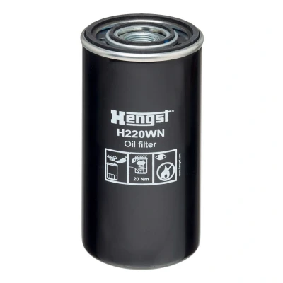 Billede af HENGST filter H220WN Oliefilter M30x2 Påskruet IVECO: EuroCargo I III