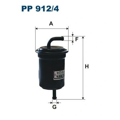 Billede af FILTRON PP 912/4 Brændstoffilter Ledningsfilter 8 SUZUKI: Grand Vitara 1 SUV