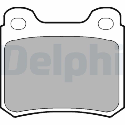 Billede af DELPHI LP915 Bremseklodser Ikke forberedt til slidindikator med anti knirke plade uden tilbehør MERCEDES BENZ: C klasse Sedan, W124 Coupe, Sedan