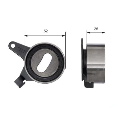 Billede af GATES T41031 Strammehjul, tandrem Tru Power MAZDA: MX 5 I