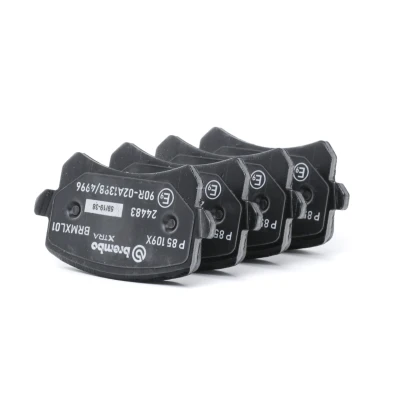 Billede af BREMBO P 85 109X Bremseklodser Ekskl. slidadvarselskontakt med bremsecaliperskruer tilbehør VOLKSWAGEN: Passat B7 Variant, B6 Variant